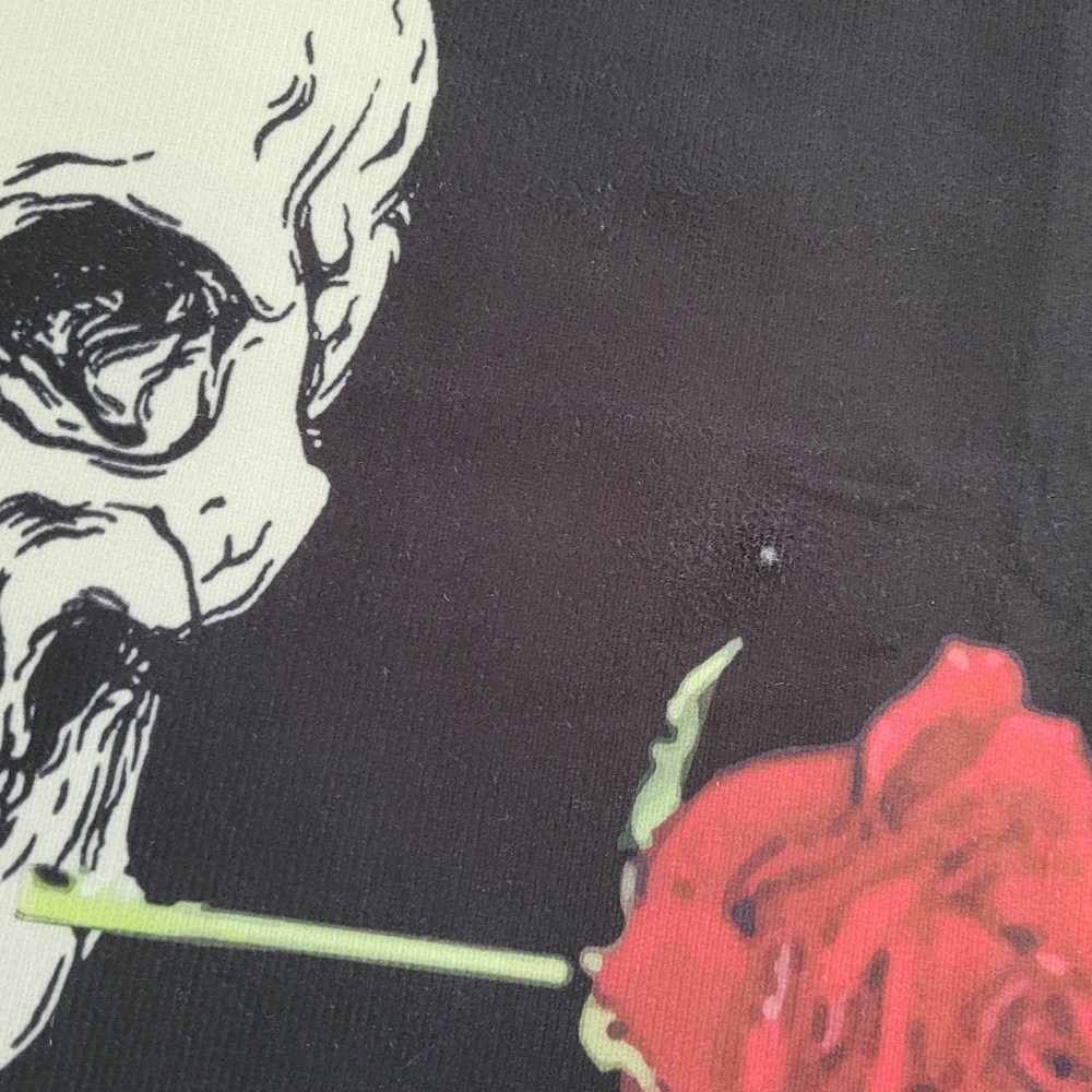 Skeleton + Rose Tapestry | 29 inch × 37 inch - Picture 5 of 5